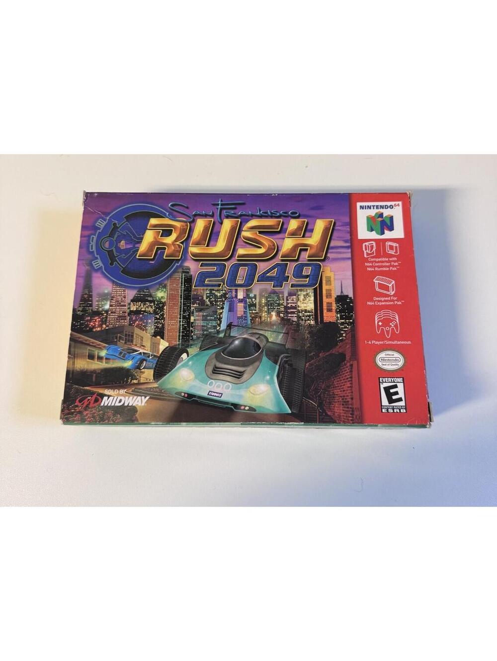 San Francisco Rush 2049 Nintendo 64 Video Game CIB Complete Tested